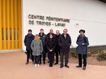 Visite d’une délégation du tribunal administratif au centre pénitentiaire de Troyes-Lavau